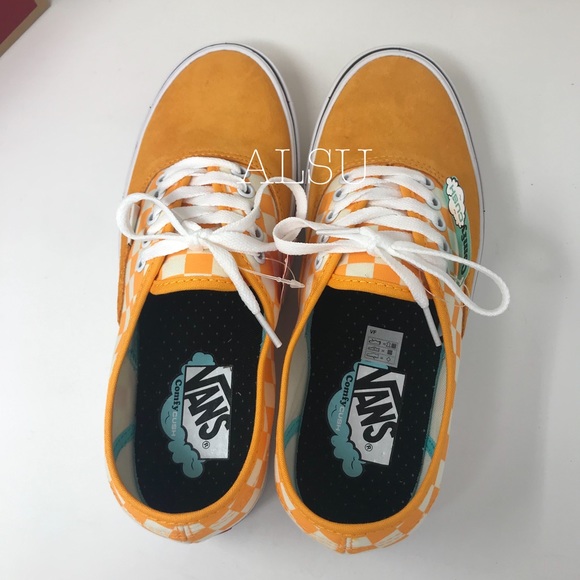 VANS Comfycush Authentic Checker Zinnia Yellow W - Picture 4 of 8